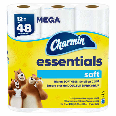 Charmin Essentials Soft 12 Mega rolls