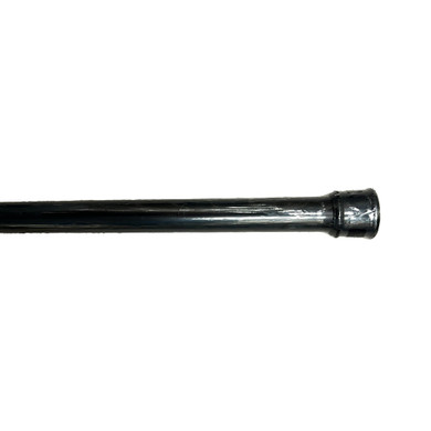 Tubo Cortina Presion 41"-76" Negro