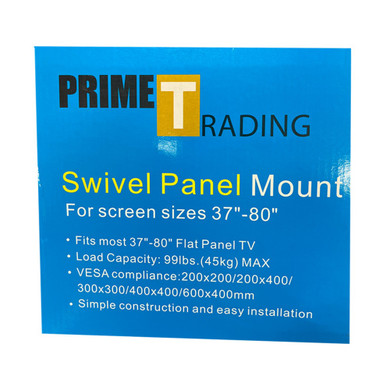 TV Swivel Panel Mount For screen sizes 37"-80" "TV Rack"