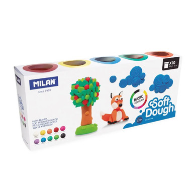 Plasticina Moldeable 10 colores 3oz