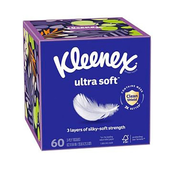 Kleenex Ultra Soft Tissues 60 qty