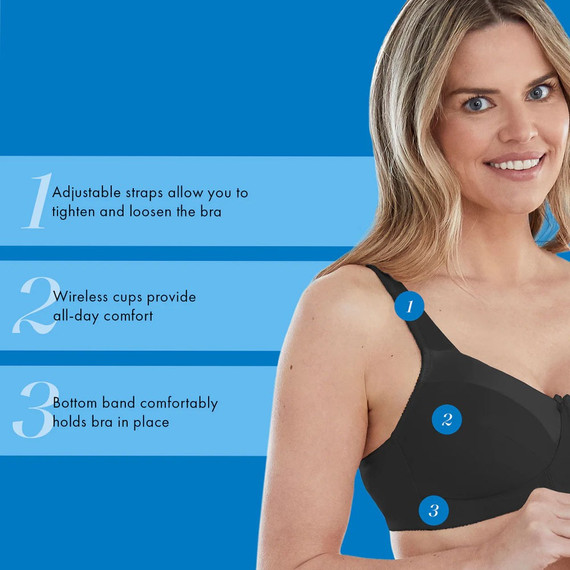 Brassier Bestform Borde Satinado Sin Varilla 