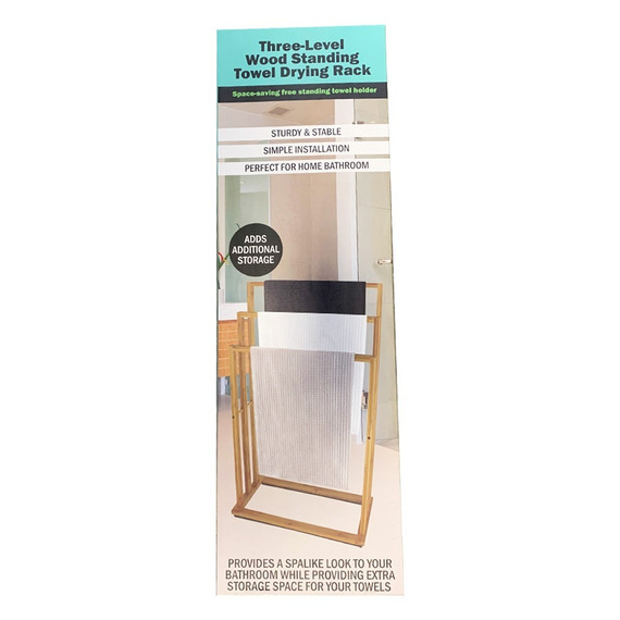Three Level Standing Towl Rack