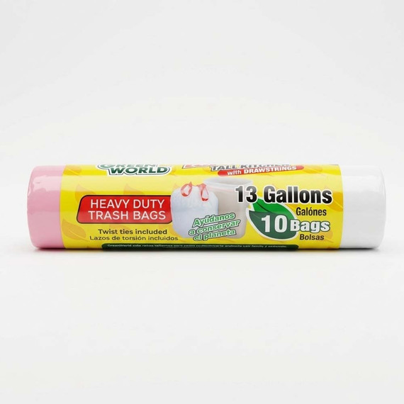 Bolsas de Basura 13 Galones 10 pcs