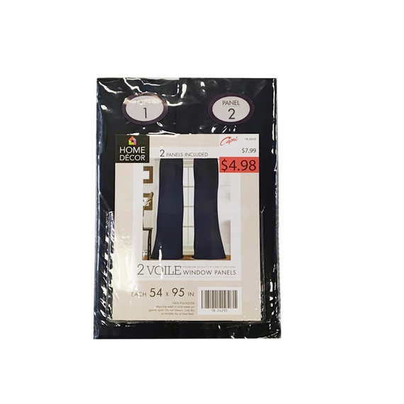 Cortina Voile Rodpocket Asst 54X9