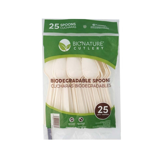 Cucharas Biodegradables 25ct