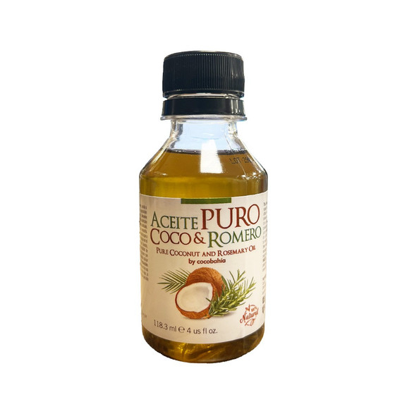 Aceite Coco y Romero 4oz