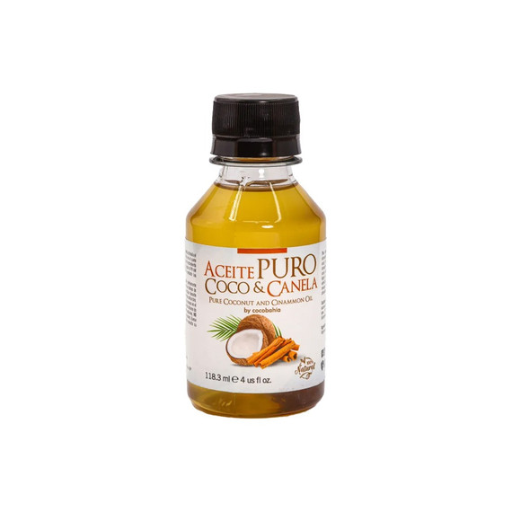 Aceite de coco y canela 4oz