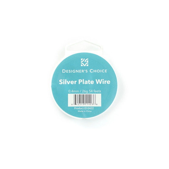 Alambre Silver plate 0.4mm/54ft