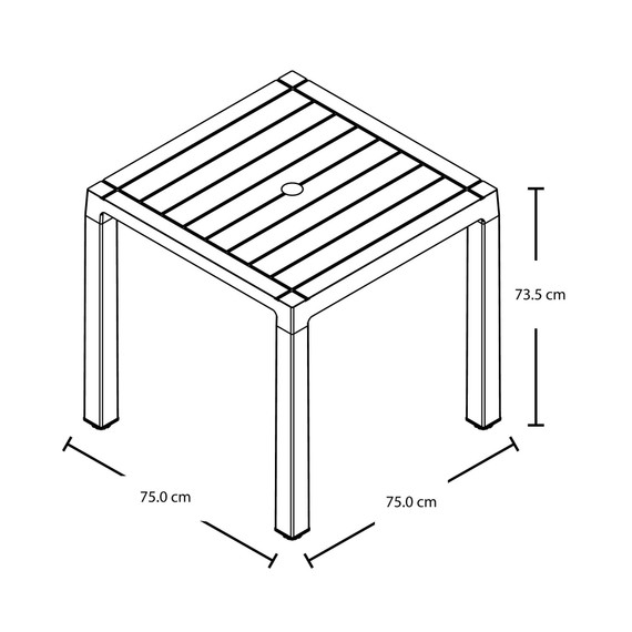 Mesa Baru Rojo Azul Petróleo