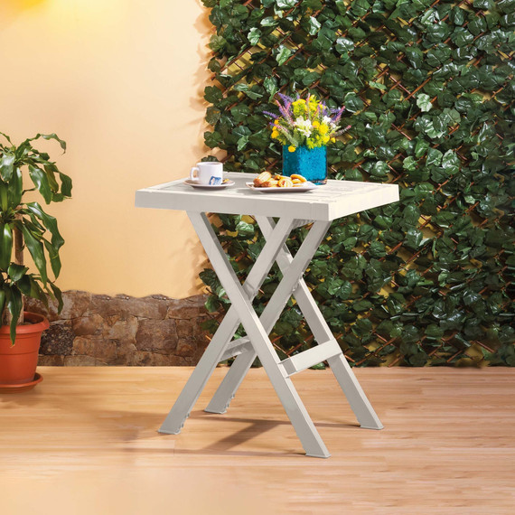 Mesa Plegable Baru Rectangular Taupe