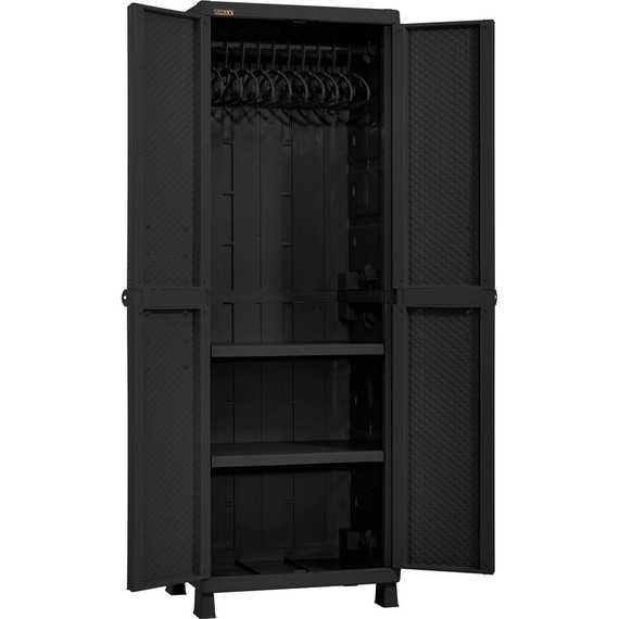 Armario Para Ropa Rattan Negro