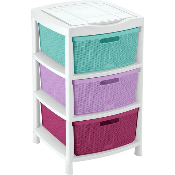 Gavetero Fique 3 Gavetas Glam