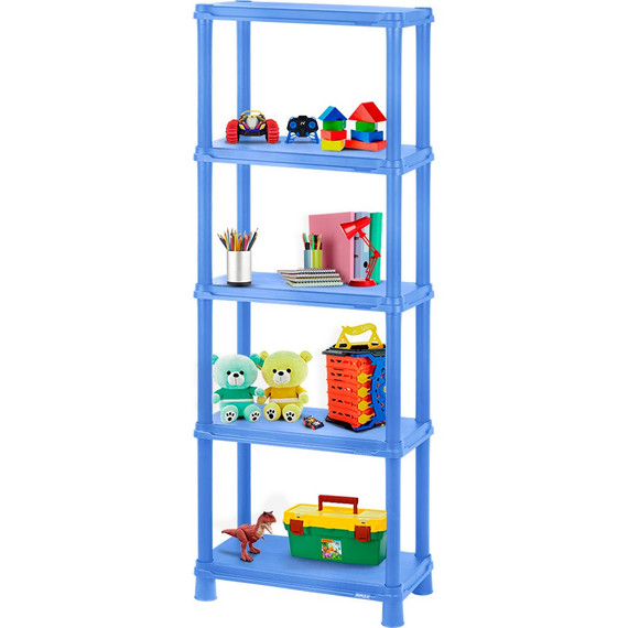 Estante 12" 5 Niveles Azul