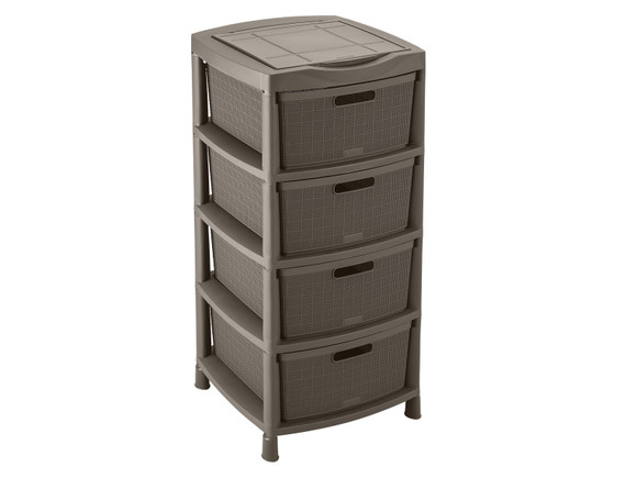 Gavetero Fique 4 Gavetas  Mocca