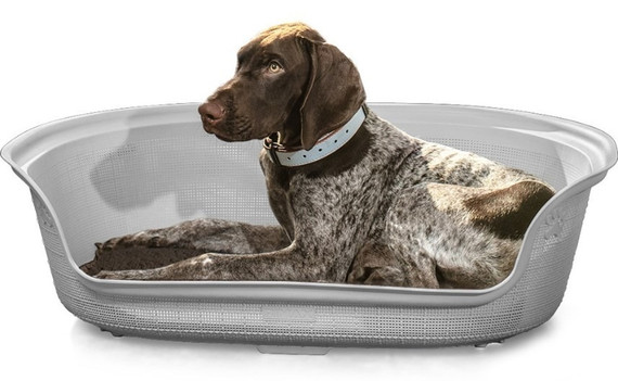 Cama Para Perro Gris