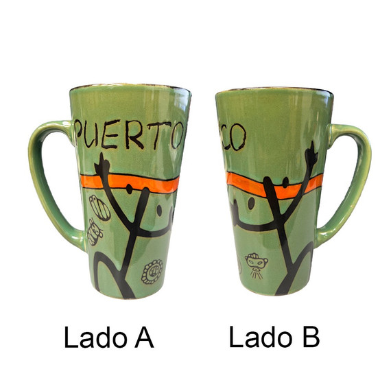 Taza Diseño Taíno Grande