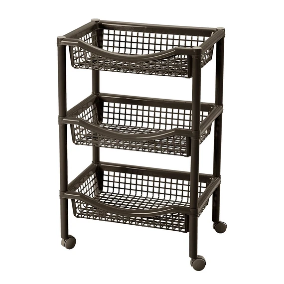 Canasta Móvil Rectangular Wengue