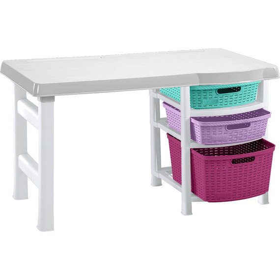 Escritorio Infantil Tricolor Niña
