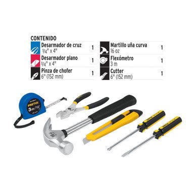 Juego de Herramientas 6 pcs