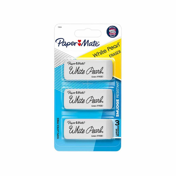 White Pearl Borradores Grandes 3 ct