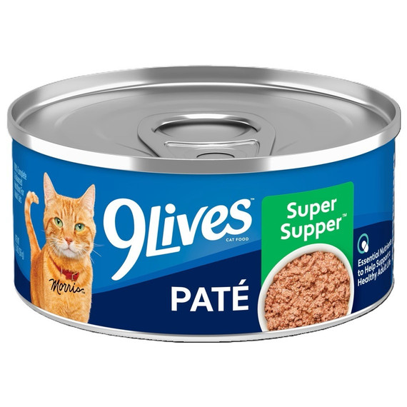 Comida de Gato Enlatada 9Lives Paté Super Supper