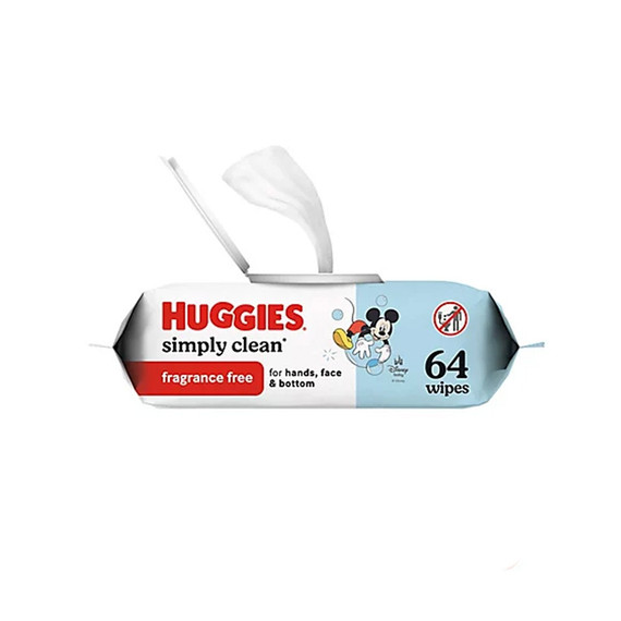 Huggies  Simply Clean F/F 64 ct