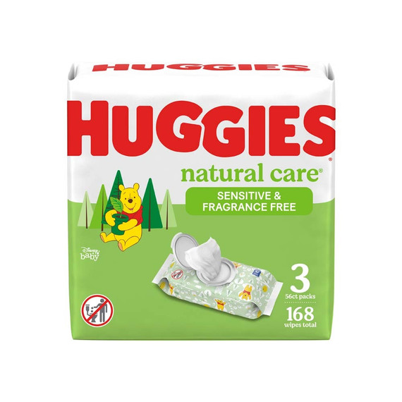 Huggies Natural Care Bundle x 3 168 ct