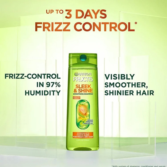 Garnier Fructis Sleek & Shine Smoothing Shampoo 12.5fl oz