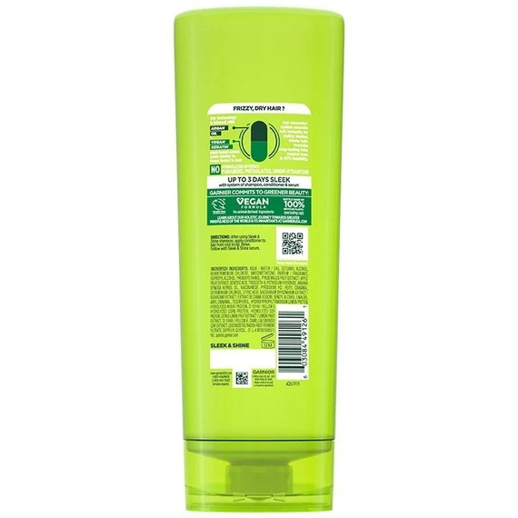 Garnier Fructis Sleek & Shine Smoothing Conditioner 12 fl oz