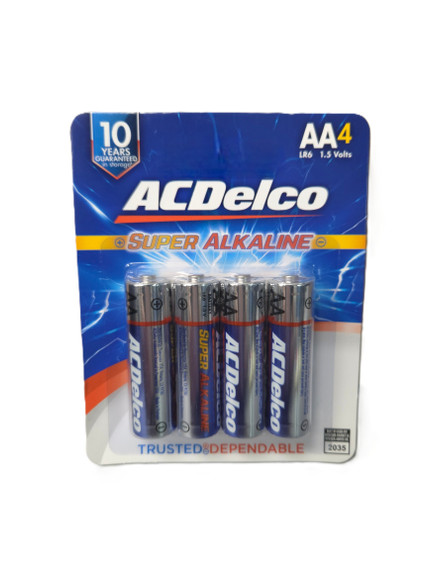 Baterías Alcalinas AA ACDelco 4pack