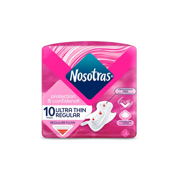 Nosotras Ultra Thin Regular 10 Pads