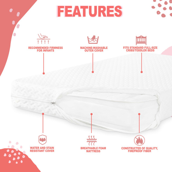 "Mattress" Colcha para-Cuna 5" 