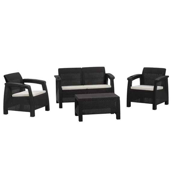 Juego de Patio Ferrara Comfort Wengue