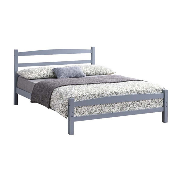 Cama Full Gris