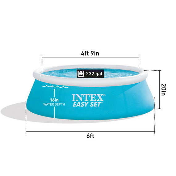 Piscina Redonda Easy Set intex 6x20'