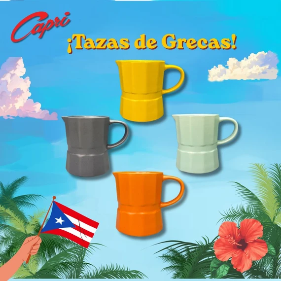 Set de tazas grecas