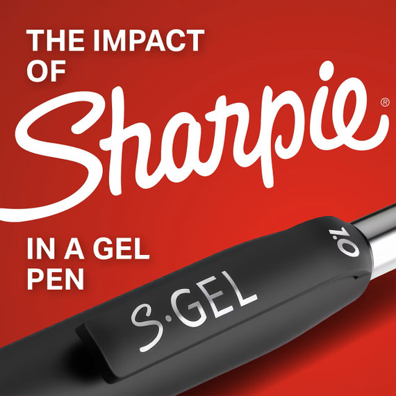 Bolígrafos Sharpie S Gel 3 colores de Tinta 0.7mm 4pack