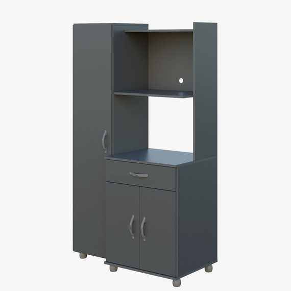 Mesa Cocina Gris Oscuro
