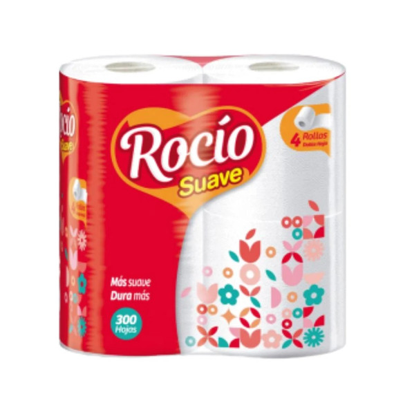 Rocio Suave 300 Hojas Doble