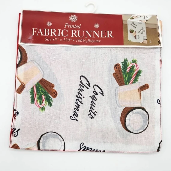 Fabric Runner Coqutito Christmas 13" x 120"