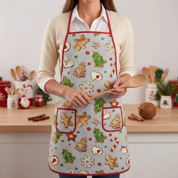 Delantal De Cocina Navideña