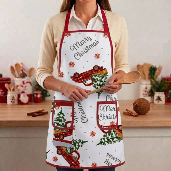 Delantal De Cocina Navideña