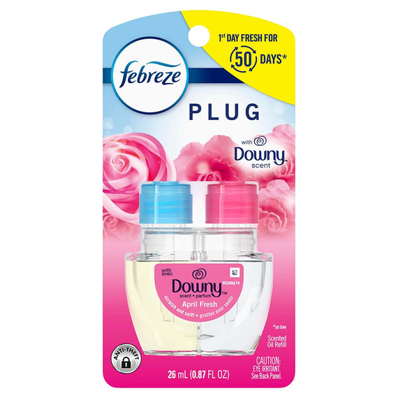 Febreze Plug Refil Downy April Fresh 0.87 Fl Oz