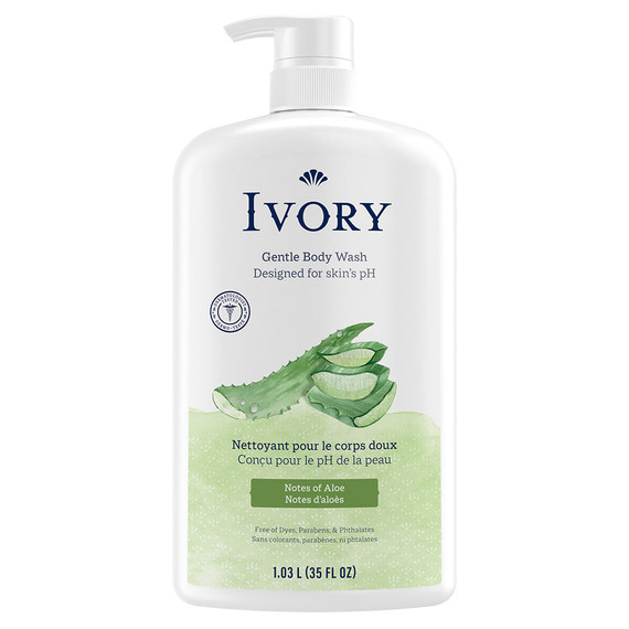 Ivory Gentle Body Wash Aloe 35 Fl Oz
