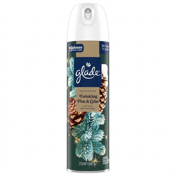 Glade Aerosol Twinkling Pine & Cedar 7.3oz