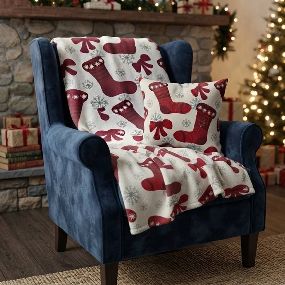 Frisa con Cojín Navideño Bundle