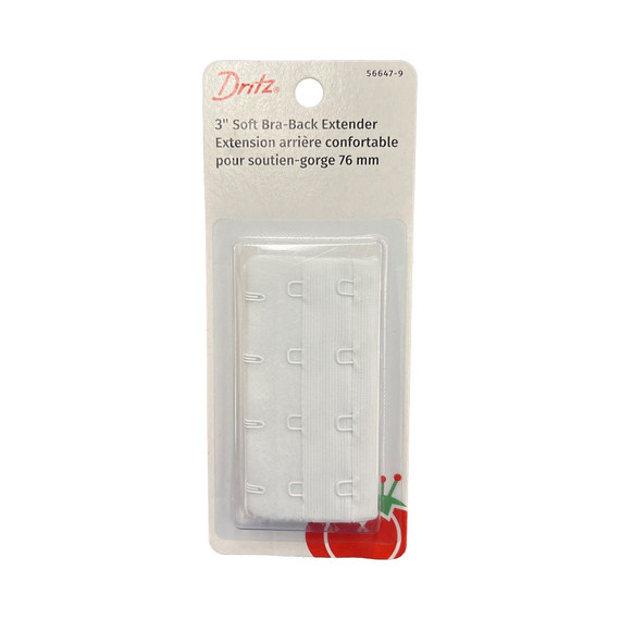 Soft Bra-Extender 3" White  