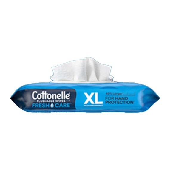 Cotonelle Flushable Wet Wipes XL 45ct