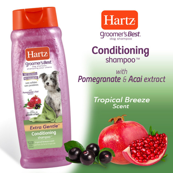 Hartz Groomer's Best Shampoo Pomegranate & Acai 18fl oz